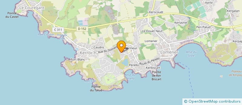 localisation de l'entreprise MADAME MAUD CALBA  PLOEMEUR