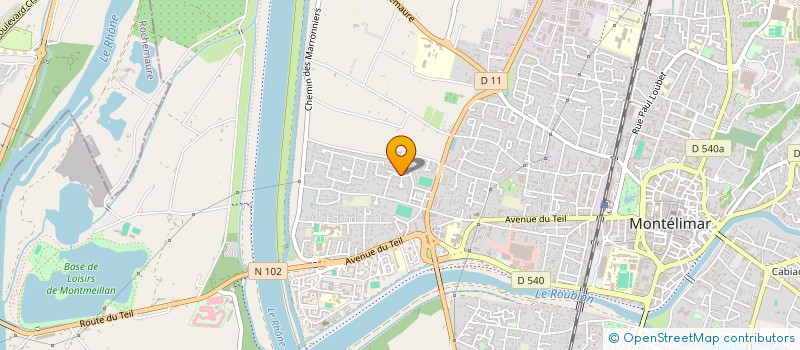 localisation de l'entreprise MADAME MAUD CALMELS  MONTELIMAR