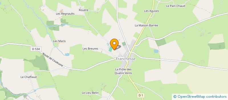 localisation de l'entreprise MADAME MAUD CANCRE  FRANCHESSE