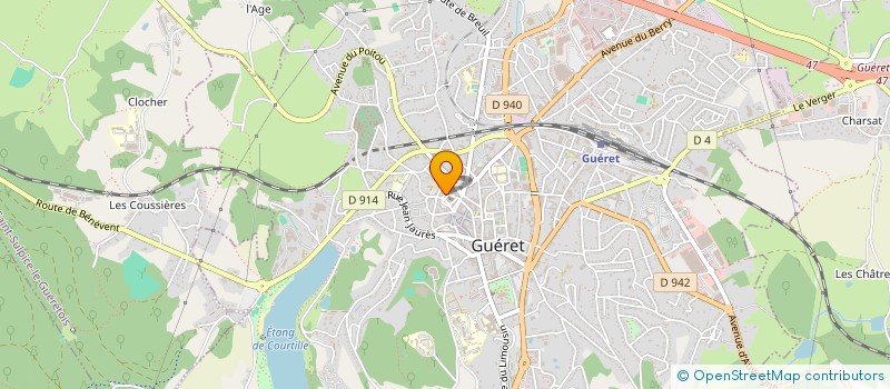 localisation de l'entreprise MADAME MAUD CANNAVO à GUERET