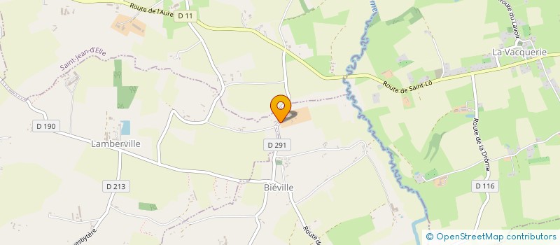 localisation de l'entreprise MADAME MAUD CATHERINE  BIEVILLE