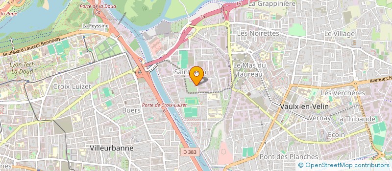 localisation de l'entreprise MADAME MAUD CAVALLERO  VILLEURBANNE