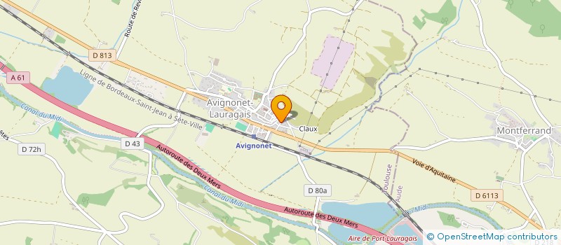 localisation de l'entreprise MADAME MAUD CHALET  SAINT-ROME