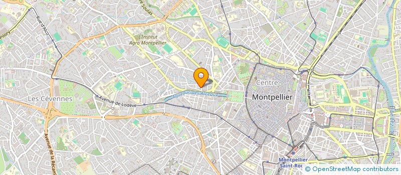 localisation de l'entreprise MADAME MAUD CHAPOT à MONTPELLIER