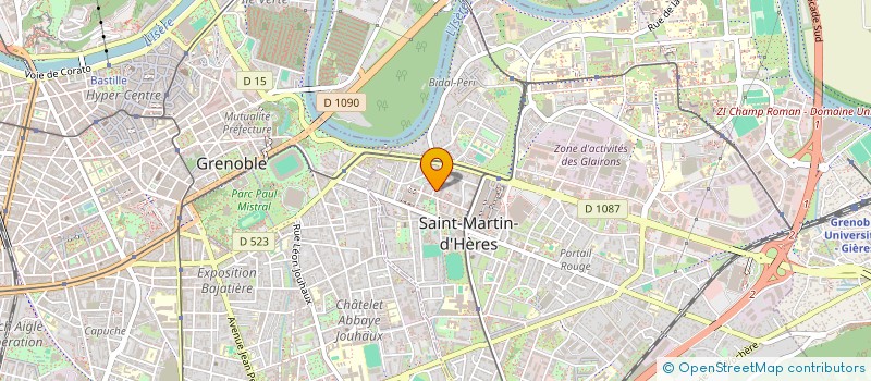 localisation de l'entreprise MADAME MAUD CHAPUIS  SAINT-MARTIN-D'HERES