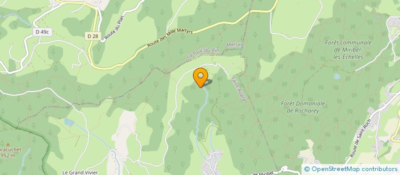 localisation de l'entreprise MADAME MAUD CHARAT  SAINT-AUPRE