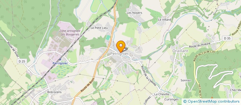 localisation de l'entreprise MADAME MAUD CHARRIER  PERRIGNIER