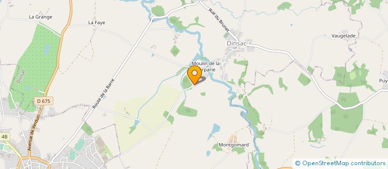 localisation de l'entreprise MADAME MAUD CHARUAU  DINSAC