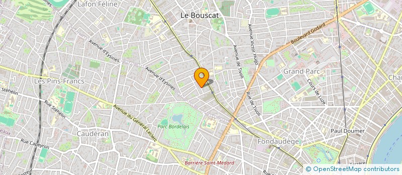 localisation de l'entreprise MADAME MAUD CHASSAT à LE BOUSCAT