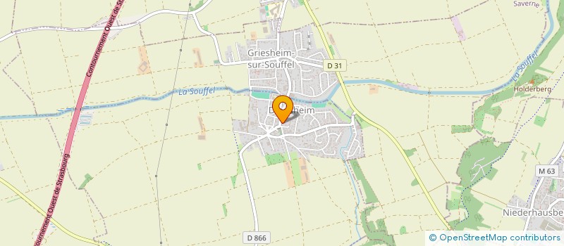 localisation de l'entreprise MADAME MAUD CHATIN  DINGSHEIM