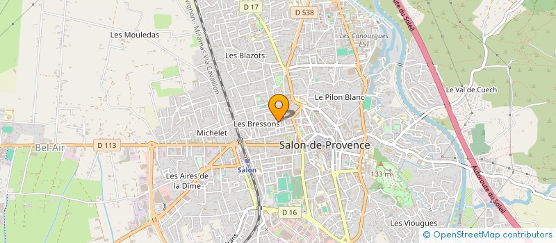 localisation de l'entreprise MADAME MAUD CLAREMBEAUX à SALON-DE-PROVENCE