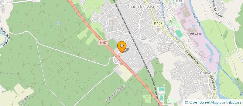 localisation de l'entreprise MADAME MAUD CLAUDEPIERRE  THAON-LES-VOSGES