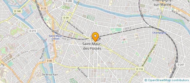 localisation de l'entreprise MADAME MAUD CLERY à SAINT-MAUR-DES-FOSSES