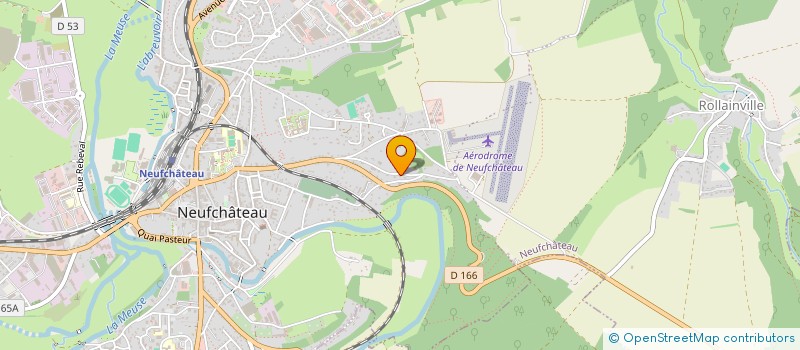 localisation de l'entreprise MADAME MAUD COMPAGNON  NEUFCHATEAU