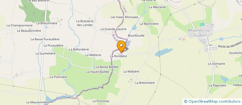 localisation de l'entreprise MADAME MAUD CORDON  LOIRON-RUILLE