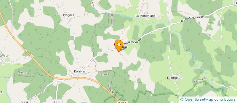 localisation de l'entreprise MADAME MAUD CORIDIAN  CHOMELIX