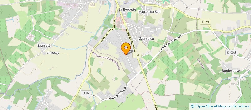 localisation de l'entreprise MADAME MAUD CORNEFERT  FRONTON