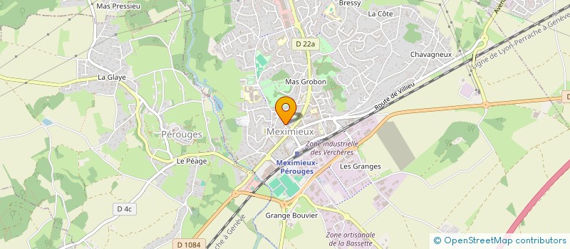 localisation de l'entreprise MADAME MAUD COULAVIN à MEXIMIEUX