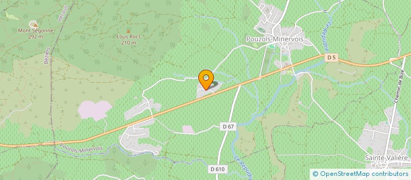 localisation de l'entreprise MADAME MAUD COURBON  POUZOLS-MINERVOIS