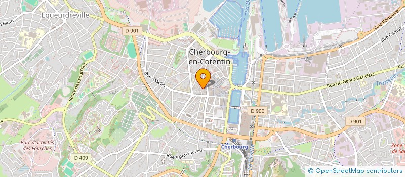 localisation de l'entreprise MADAME MAUD CRESTEY  CHERBOURG-EN-COTENTIN