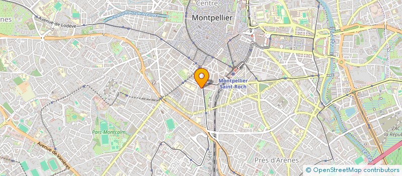 localisation de l'entreprise MADAME MAUD CUENOT  MONTPELLIER