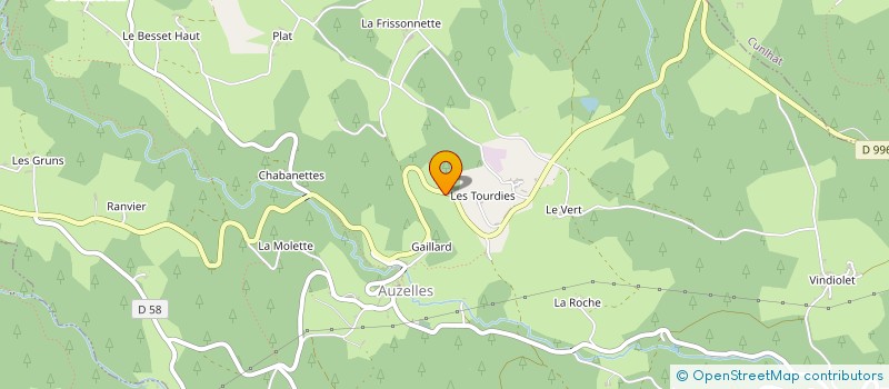 localisation de l'entreprise MADAME MAUD DAMON  AUZELLES