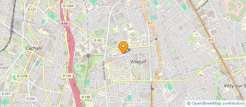 localisation de l'entreprise MADAME MAUD DARTOIS  VILLEJUIF