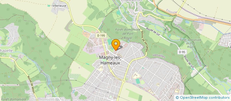 localisation de l'entreprise MADAME MAUD DE FOURNAS DE LA BROSSE  MAGNY-LES-HAMEAUX