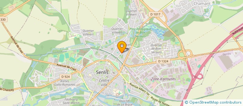 localisation de l'entreprise MADAME MAUD DE LAPASSE  SENLIS