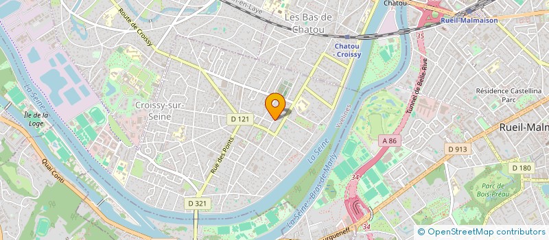 localisation de l'entreprise MADAME MAUD DE MOLLERAT DU JEU à CROISSY-SUR-SEINE