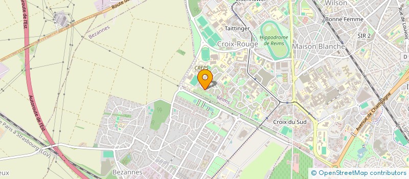 localisation de l'entreprise MADAME MAUD DEHARBE  REIMS