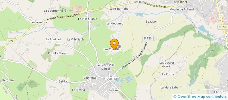 localisation de l'entreprise MADAME MAUD DELIEN  PLOURHAN