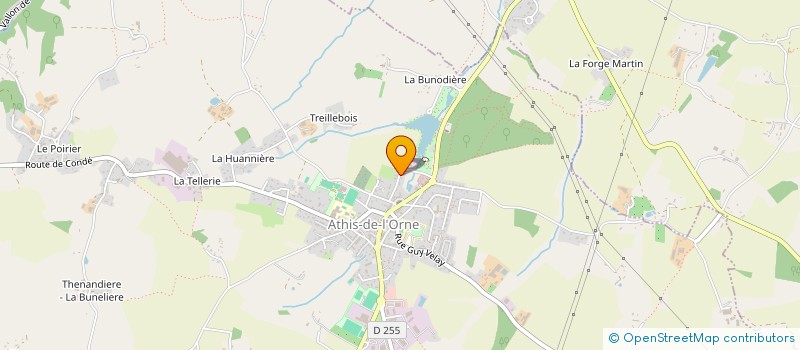localisation de l'entreprise MADAME MAUD DENIAUX à ATHIS-VAL DE ROUVRE