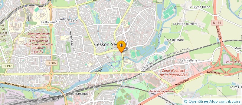 localisation de l'entreprise MADAME MAUD DEROISNE  CHANTEPIE