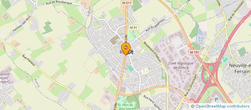 localisation de l'entreprise MADAME MAUD DESREUMAUX à RONCQ