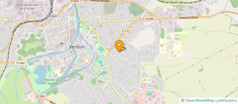 localisation de l'entreprise MADAME MAUD DOMAGALA à VERDUN