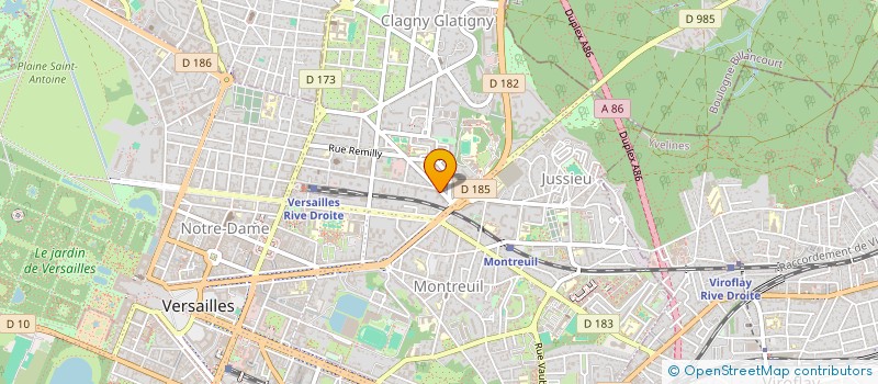 localisation de l'entreprise MADAME MAUD DORNIER  VERSAILLES