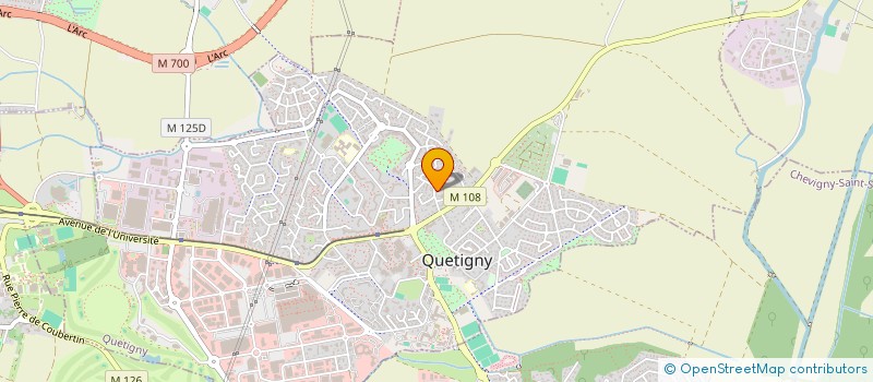 localisation de l'entreprise MADAME MAUD DUBARRE  QUETIGNY