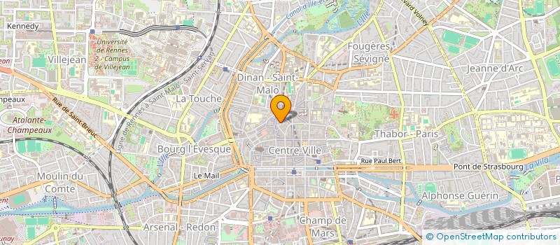 localisation de l'entreprise MADAME MAUD DUBIEF  RENNES