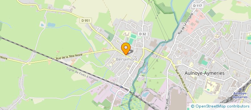 localisation de l'entreprise MADAME MAUD DUBOIS  PONT-SUR-SAMBRE