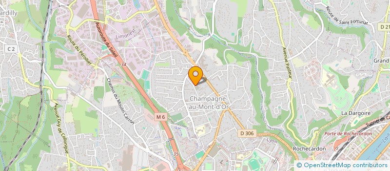 localisation de l'entreprise MADAME MAUD DUCLOY  CHAMPAGNE-AU-MONT-D'OR