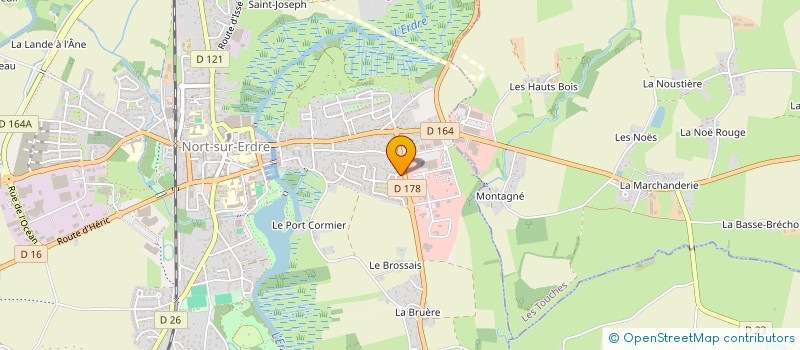 localisation de l'entreprise MADAME MAUD DUGAST à NORT-SUR-ERDRE