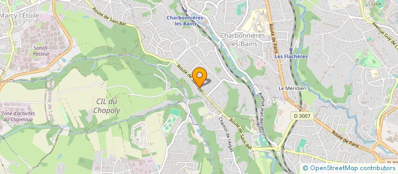 localisation de l'entreprise MADAME MAUD DUPONT  CHARBONNIERES-LES-BAINS