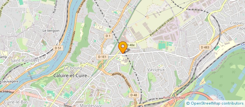 localisation de l'entreprise MADAME MAUD DUPUIS  CALUIRE-ET-CUIRE