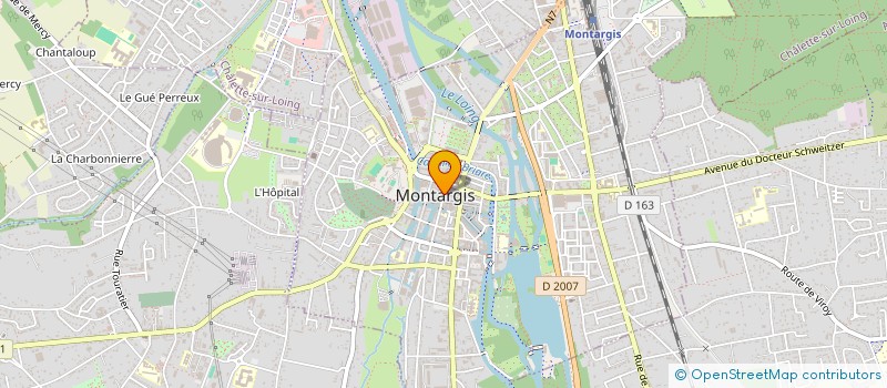 localisation de l'entreprise MADAME MAUD DURAND à MONTARGIS