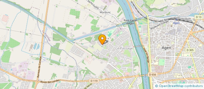 localisation de l'entreprise MADAME MAUD FAUQUEMBERGUE  LE PASSAGE