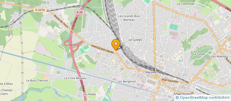 localisation de l'entreprise MADAME MAUD FERREIRA DA SILVA  VIERZON