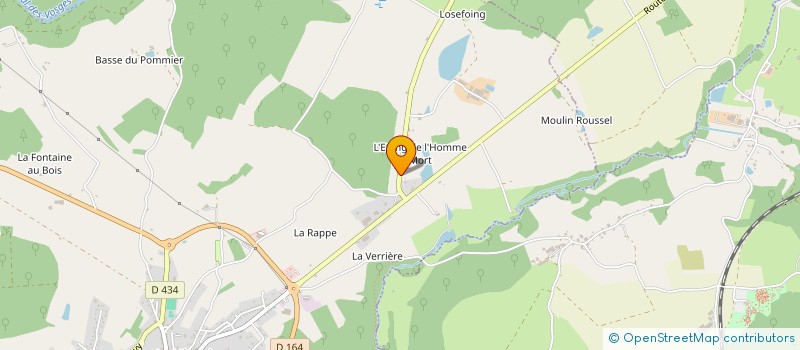 localisation de l'entreprise MADAME MAUD FESSELER  LA VOGE-LES-BAINS