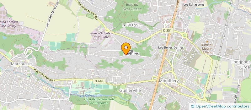 localisation de l'entreprise MADAME MAUD FINE  MONTLHERY