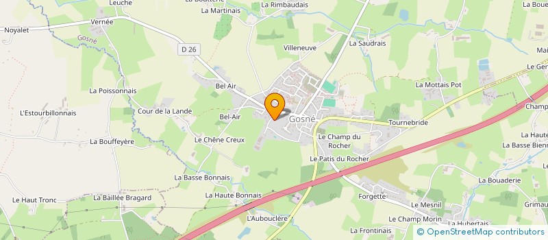 localisation de l'entreprise MADAME MAUD FLACHOT  GOSNE